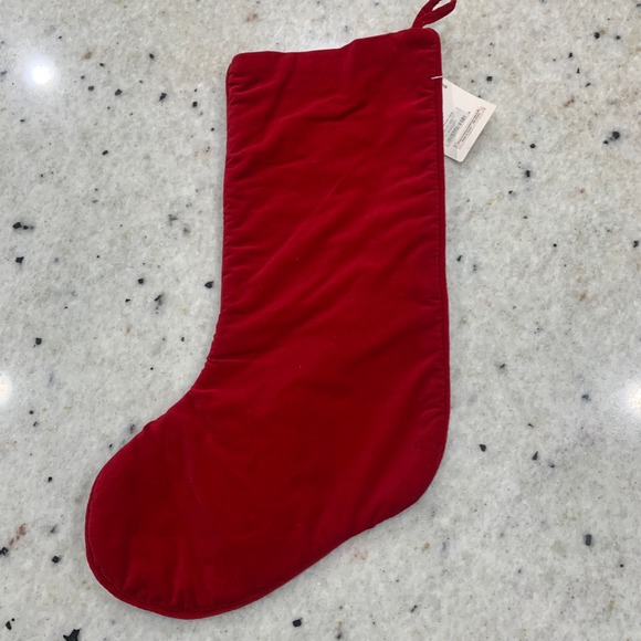 C&F Enterprises Handcrafted Needlepoint Santa Sleigh Christmas Stocking Red - Picture 4 of 4